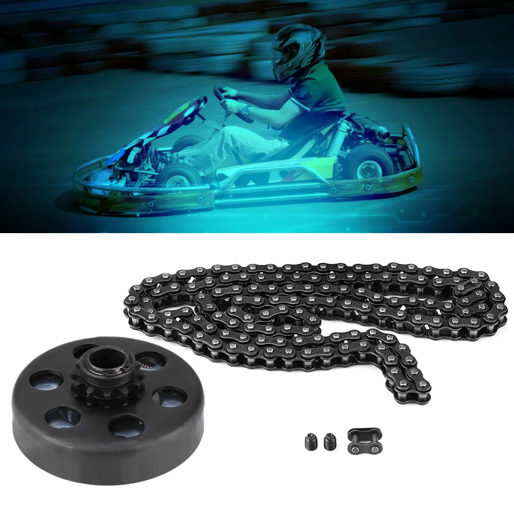 

3/4 in Bore Centrifugal Centrifugal 3/4" Bore 12 Tooth #35 Chain Screw Sets for Go Kart Mini Bike 6.5HP PBH540687