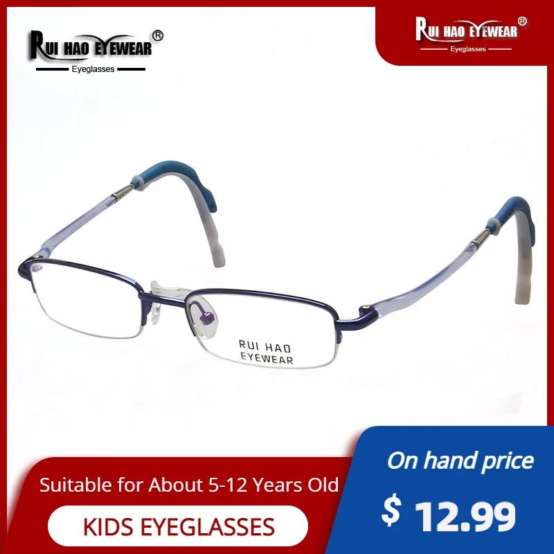 

Kids Eyeglasses Frame Rui Hao Eyewear Children Glasses Frame Myopia Amblyopia Eyewear Frames Non-slip Design Spectacles 5279