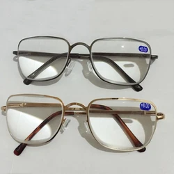 Vintage Gold Black Silver Reading Glasses with Glass-lenses High-diopters +450 +600+650 +700 +800 Reader