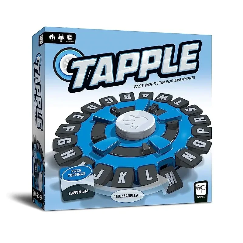 Word Game Fast-Paced Family Board Game Choose a Category & Race Against The Timer to be Last Player Learning Game For All Ages