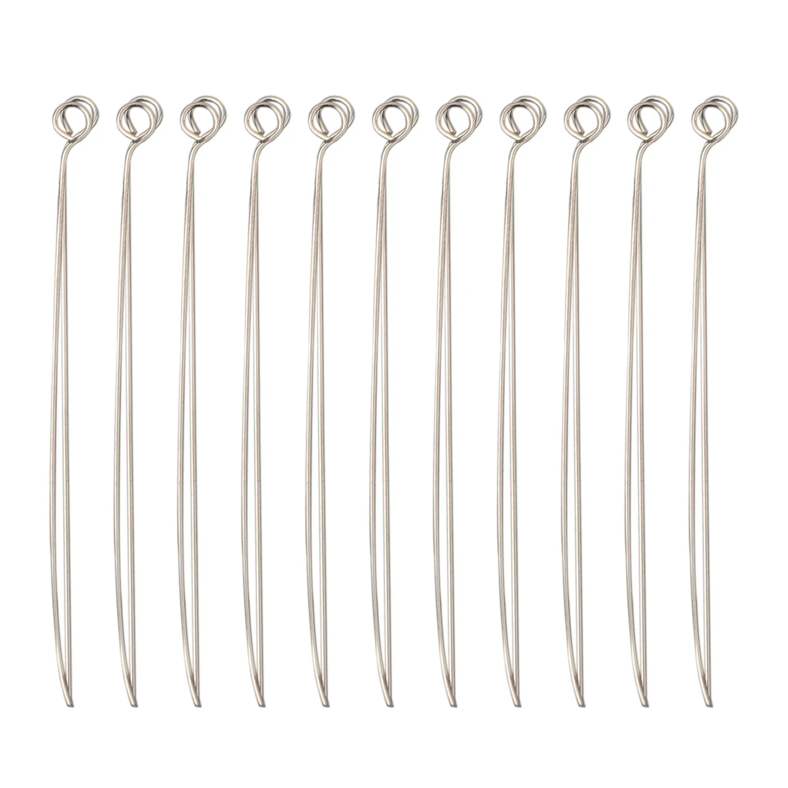 Inoculation Loop and 50 Nichrome Rings for Laboratory Mycology Culture Sample Selection and Agar Plate Handling