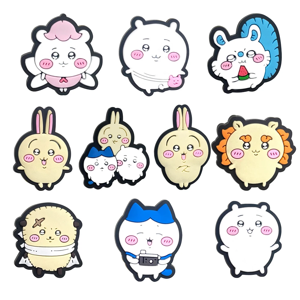 Neue 10er-Packung Kreative Niedliche Japanische Cartoon-Serie PVC-Schuhzubehör Passend für Armbänder Lochschuh-Dekorationen DIY Abnehmbare Modische Geschenke – Detail 14