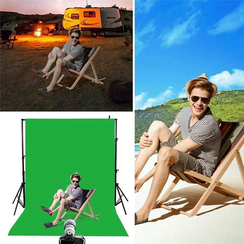 Solid Background Non-Gloss Collapsible High Density Screen For Photo Studio, For Video Photography,3X2m-N36R