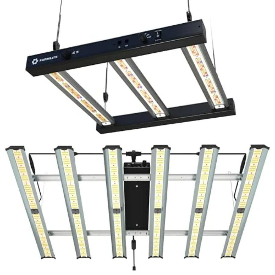 

Светодиодная лампа для растений в помещении, полный спектр, подвесная, с регулируемой яркостью и энергоэффективным дизайном