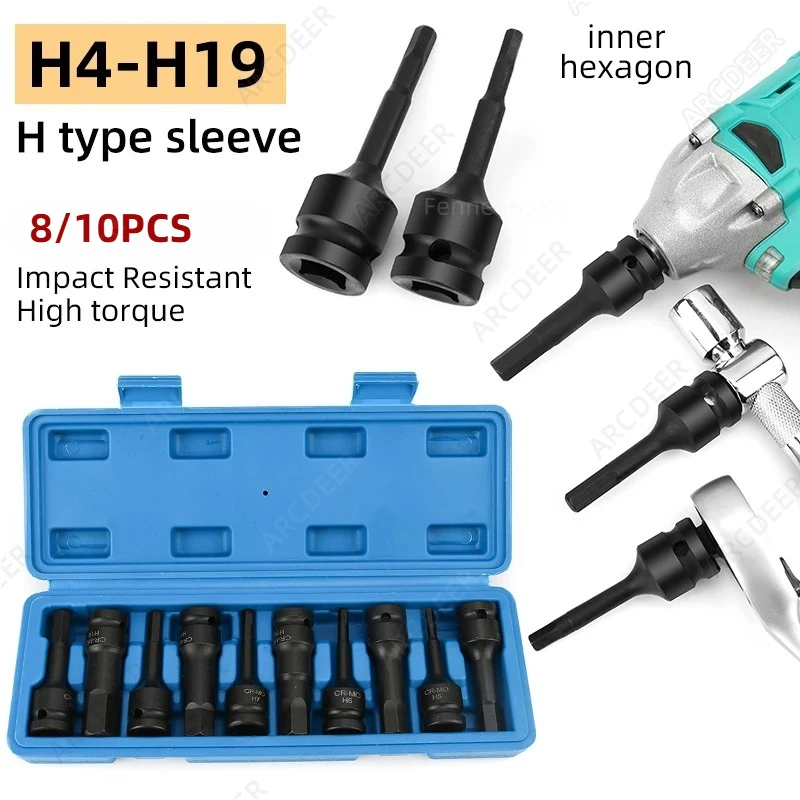 Impact Hex Driver Bit Set 1/2