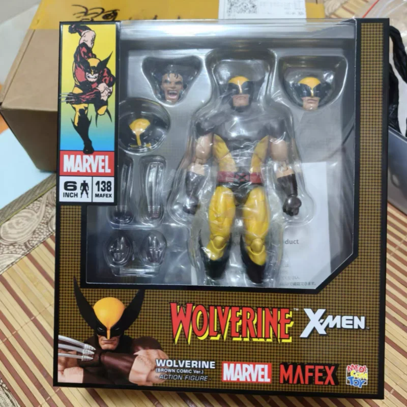 متوفر في المخزون مافيكس 096 مافيكس 138 ولفيرين مارفل X-Men شخصيات الحركة لعبة مجسمة مافيكس ولفيرين منضدية الديكور جمع الهدايا #1