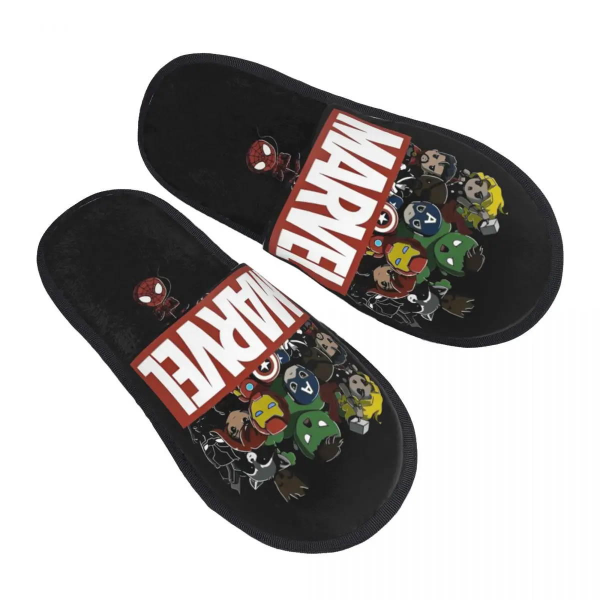 Marvel Hero Indoor Slippers with Memory Foam Slipper Gift for Unisex House Shoes with Anti-Skid Sole