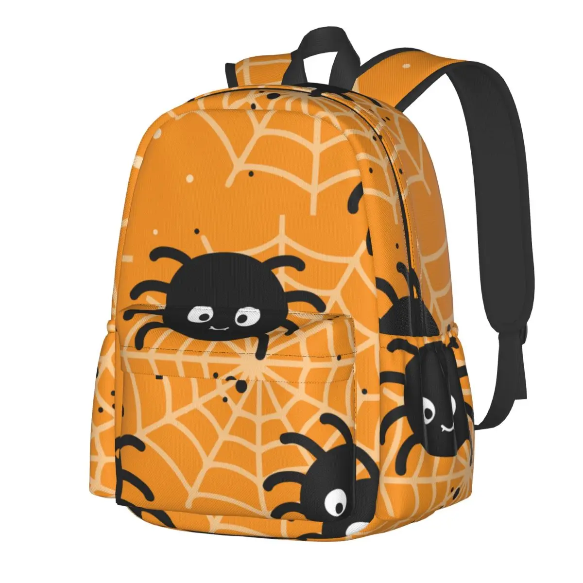 

Halloween Style Spider Web Large Capacity Student Backpack Casual Fashion Bookbag School Bag