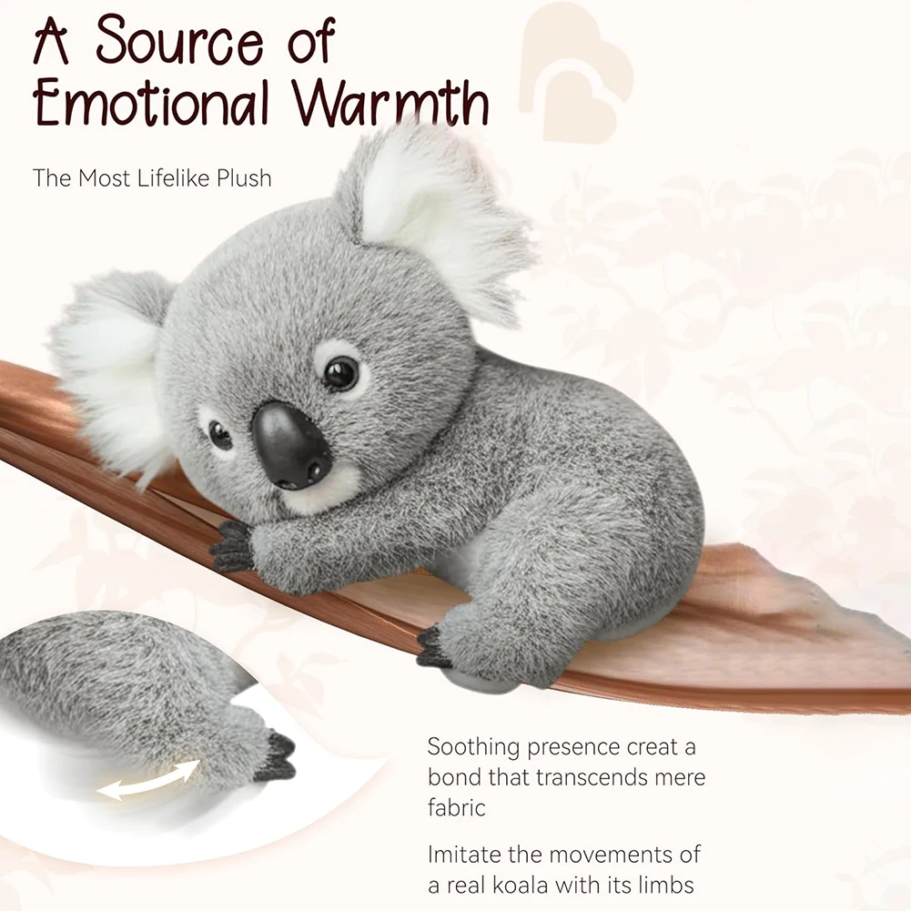 Koalas de apoyo emocional hechas a mano Obtenga un abrazo Koalas Bear presente para niños adultos