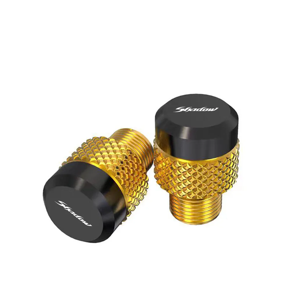 For Honda Steed Shadow 400 600 VLX400 VLX600 VT400C VT600C VT600 CNC Motorcycle M10 aluminum mirror hole plug screw bolt