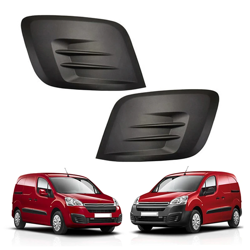 1pc Front Bumper Grille For Citroen Berlingo Peugeot Partner 2015-2019 Only For Models Without Fog Light Hole Protective Frame