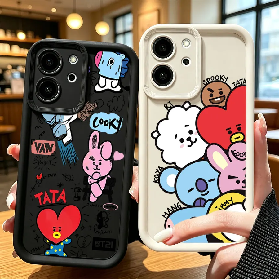 Coque antichoc mignonne de dessin animé -Y-BT-21 pour Honor 200 300 400 Pro Magic 4 6 7 8 Lite X5B X6A X6B X60 X7A X7C X8B X9 Pro Play 40