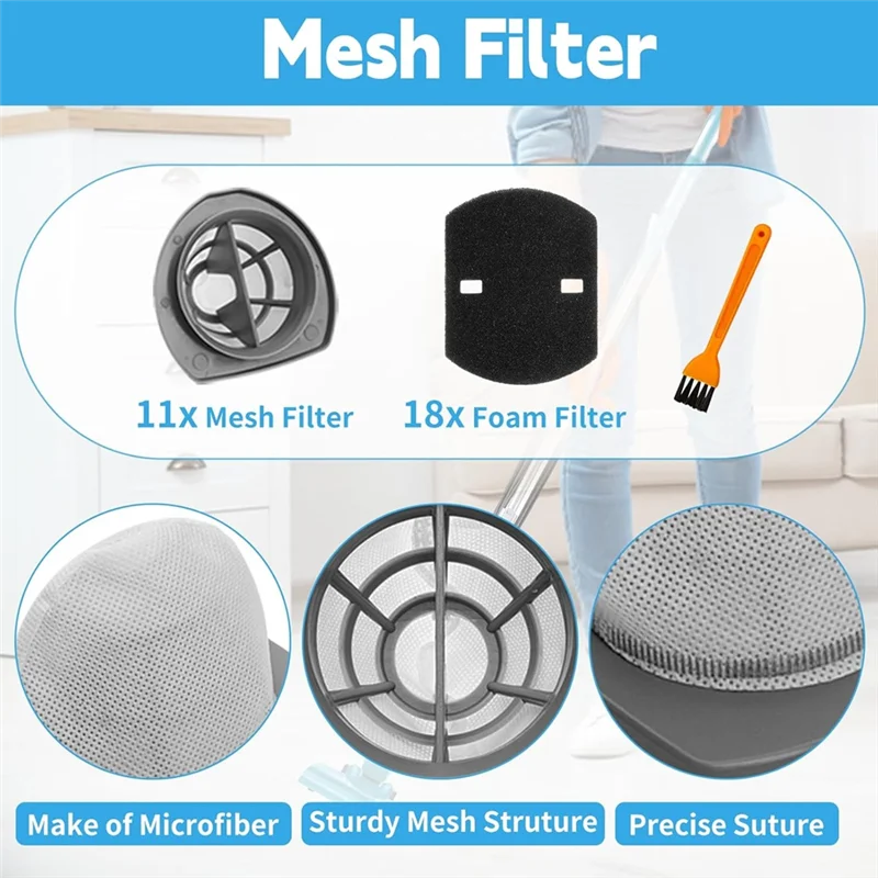 Вакуумный фильтр 2033 для легкого пылесоса без мешка Bissell Stick 20331 20333 20334 20336 20339 Замена No. 1611508