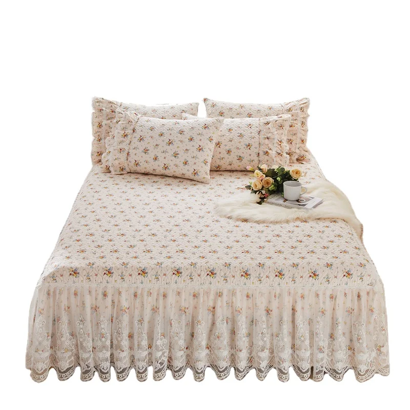 

American style 3d printed New 100% Organic Cotton Bllosom Pattern BedSpread