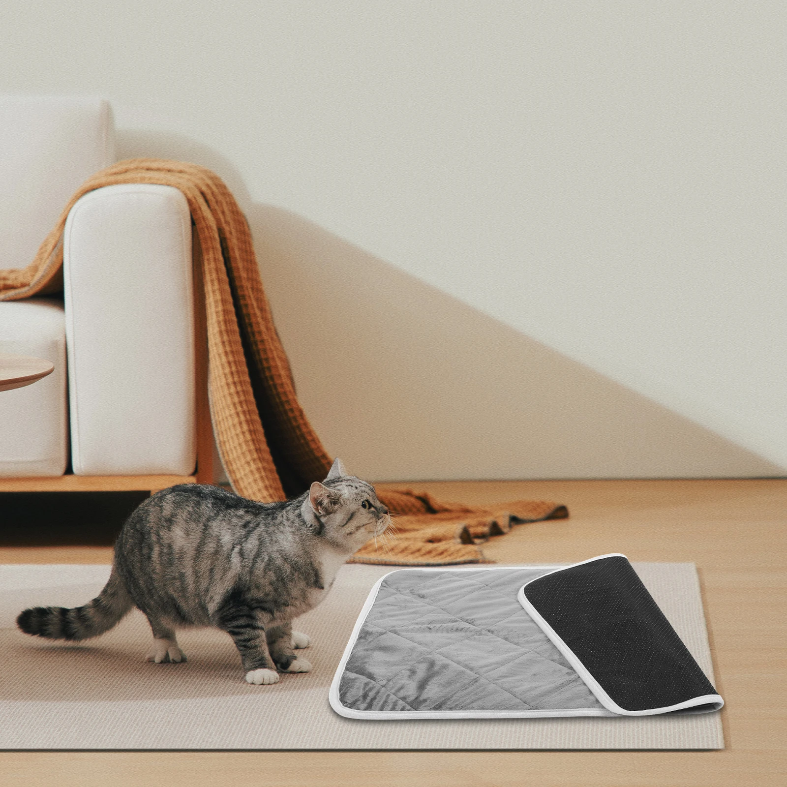 

Self Heating Pet Mat For Dogs Cats Outdoor Indoor No Electricity Thermal Insulated Comfortable Camping Travel Gift For Pet