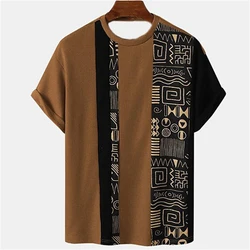 Summer Tribal Ethnic Style Pattern 3D Print T-Shirts Men Women T Shirt Short Sleeve Oversized Harajuku Tees Tops Man Clothing