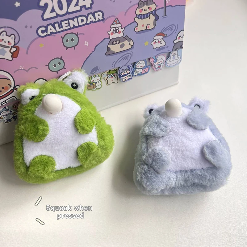 Llavero creativo de ranas con burbujas, colgante de ranas divertidas, mochila exquisita, regalos de decoración, novedad