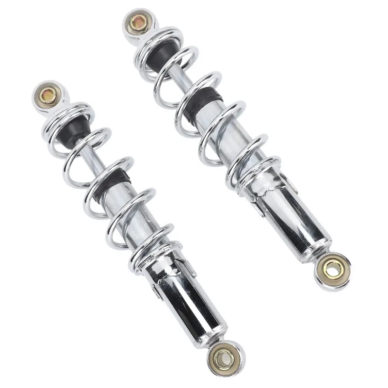 

280mm Rear Shock Absorber Pair - 10mm Aperture with Adjustable Damping, Durable Construction - Compatible with Monkey Motorcycle