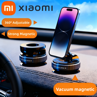 Xiaomi 360° Adjustable Strong Magnetic Phone Holder Foldable Design Vacuum Car Mount For Cell Phone For iphone Live Streaming