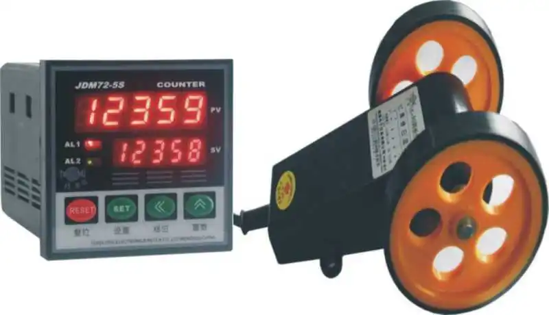 Counter JDM72-5S with LK-90 Length Measuring Sensor, Two Sets of Preset Output Meters