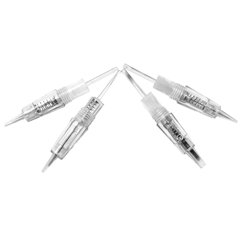

Screw PMU Cartridge Needles 1D 1P 2P 3P 5P 7P 3FP 5FP 7FP Permanent Makeup Eyebrow Lips Tattoo Beauty Machine Replacement Needle