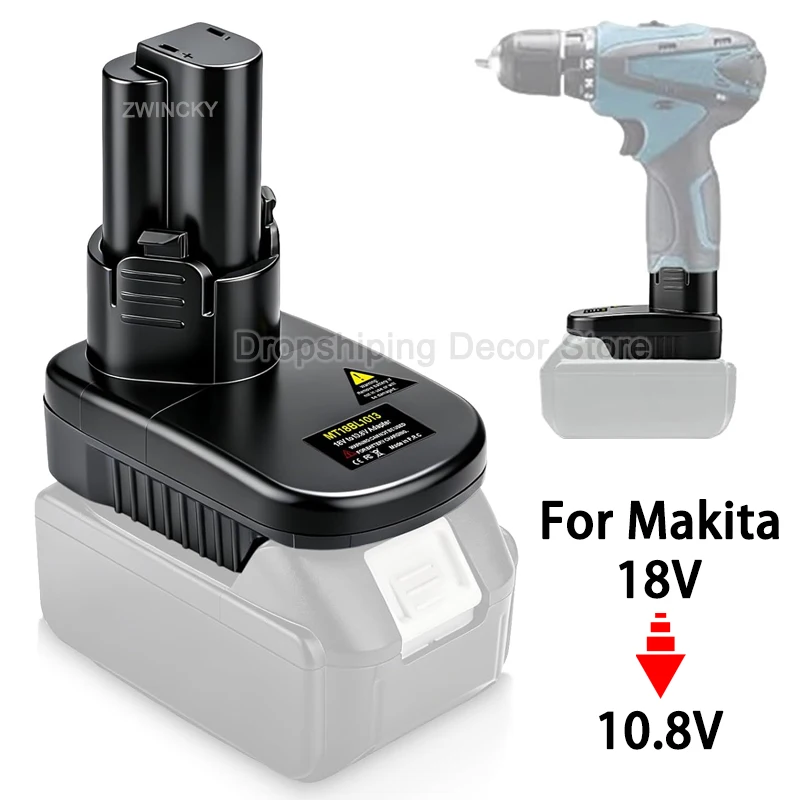

MT18BL1013 Battery Adapter Converter for Makita 18V Li-ion Battery to 10.8V Cordless Power Tools BL1013 BL1014 194550-6 194551-4