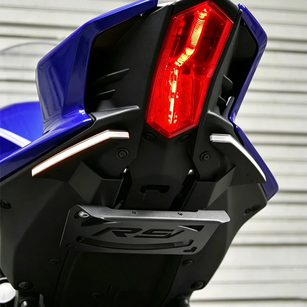 For YAMAHA YZF-R9 YZF R9 2025 2026 License Plate Holder Motorcycle Tail Tidy Fender Eliminator LED Turn Signal