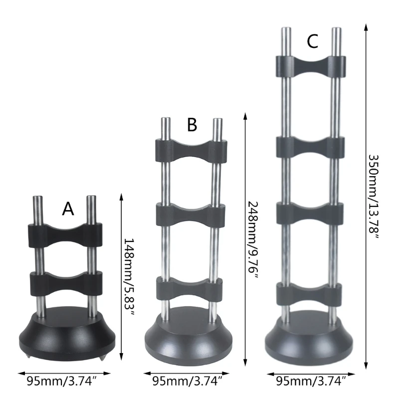 Aluminium REF Cable Rack Holder XSSH Audios Lift Wire Stringing Equipment Cable Organizers Stand HIFI Line Rack