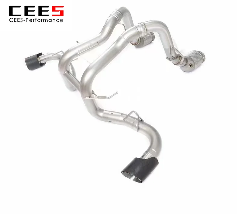 

CEES Catback Exhaust for Mclaren Mclaren 570S 3.8 2015- High Flow Catted Downpipe Valve Muffler Performance Exhaust System