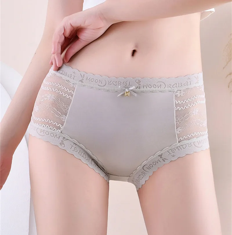 Women\'s panties ropa de mujer lenceria sexys para mujer fina hip lift hollow lace splicing Plus size onlyfans underwear women