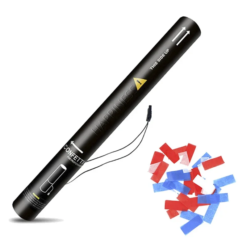 HAPPINESS 110V Electronic Confetti Machine With Four Switches, Handheld Confetti Launcher, Stage Effect Machine