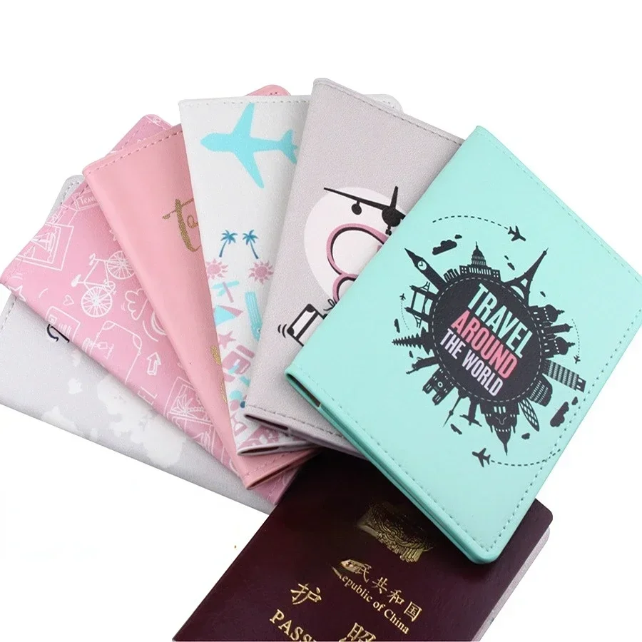 2023 Women Men Travel Credit Card Holder Wallet Travel ID&Document Passport Holder New Cover Travel Passport Cover Card Case