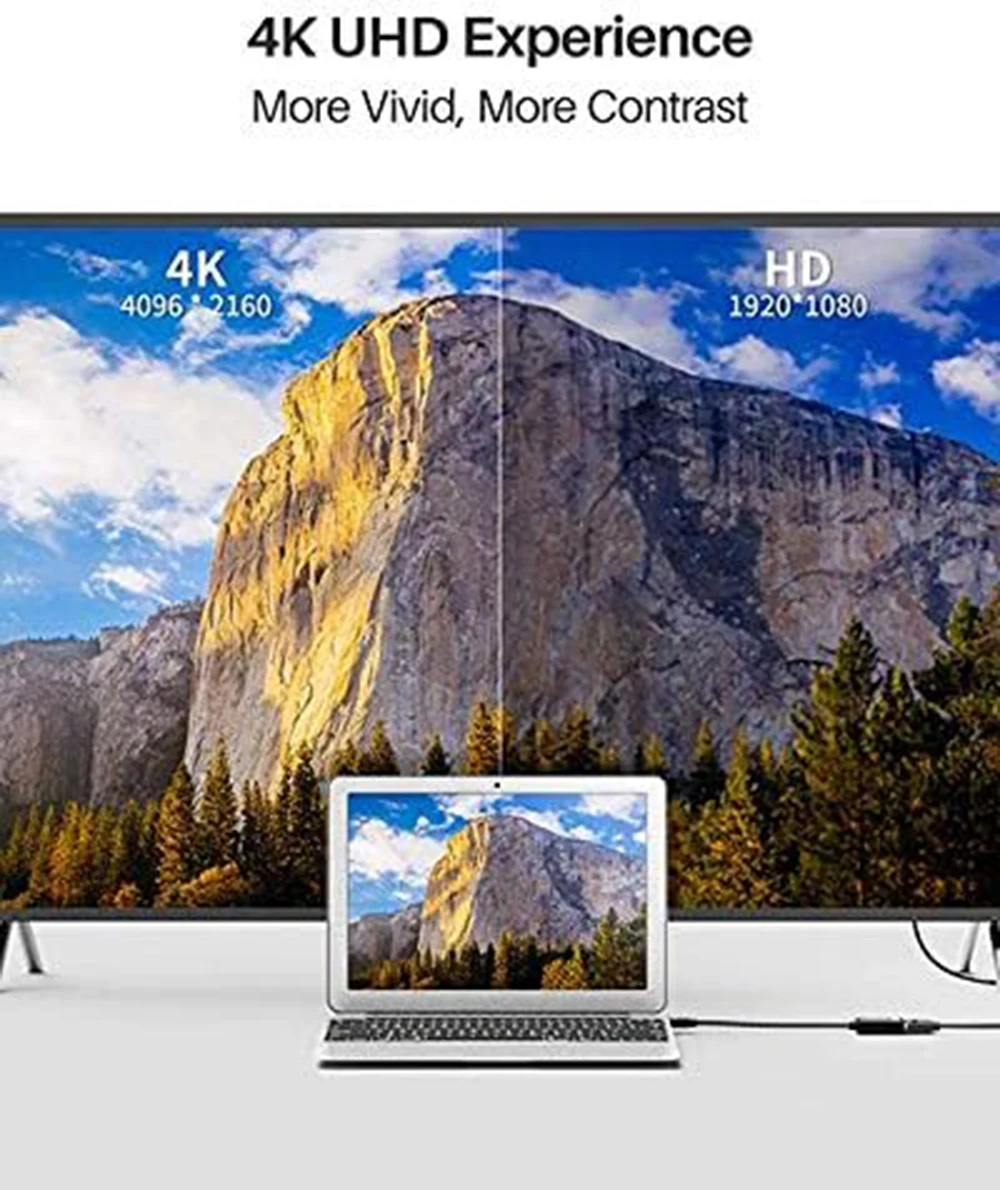 Nvidia Apple Mac용 미니 디스플레이 포트-HDMI 2.0 케이블 어댑터, 액티브 미니 디스플레이 포트 1.4-HDMI 2.0 비디오 어댑터, 4K 60Hz