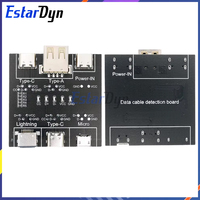 Estardyn DT3 Data Cable Detection Board Type-C Micro USB C Cable Tester Short Circuit On Off Switching Diagnose Tool for iOS