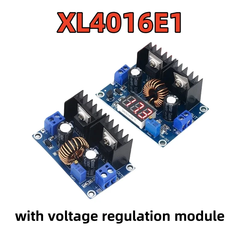 XL4016E1 voltage reduction module with digital display 8A with voltage regulation module DC-DC high-power DC voltage regulator