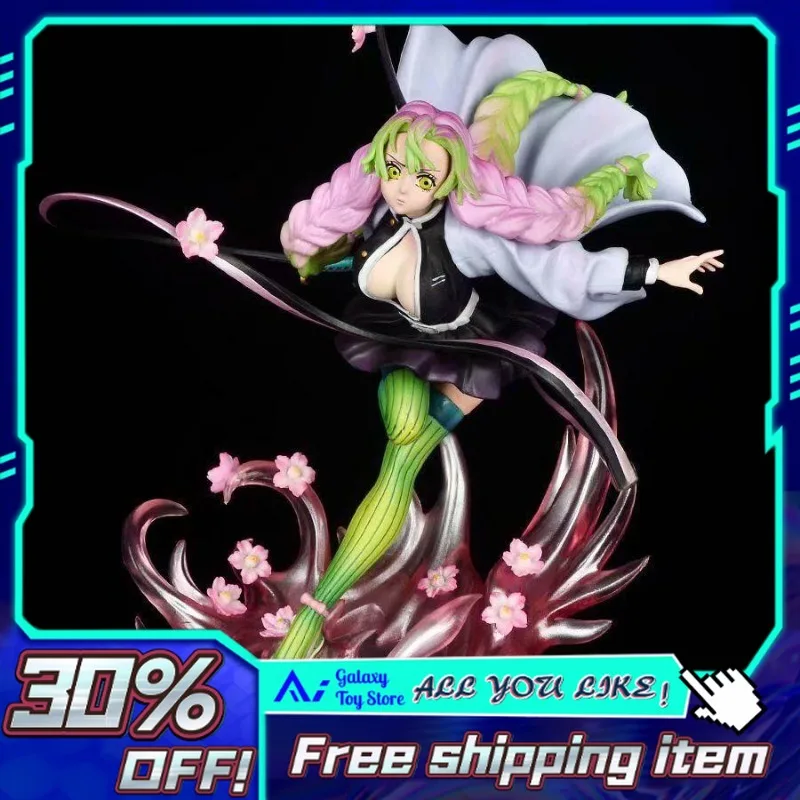 22 cm Disponibile Demon Slayer Kimetsu No Yaiba GK Hashira Mitsuri Kanroji Regalo da collezione per i fan di Natale Compleanno Capodanno