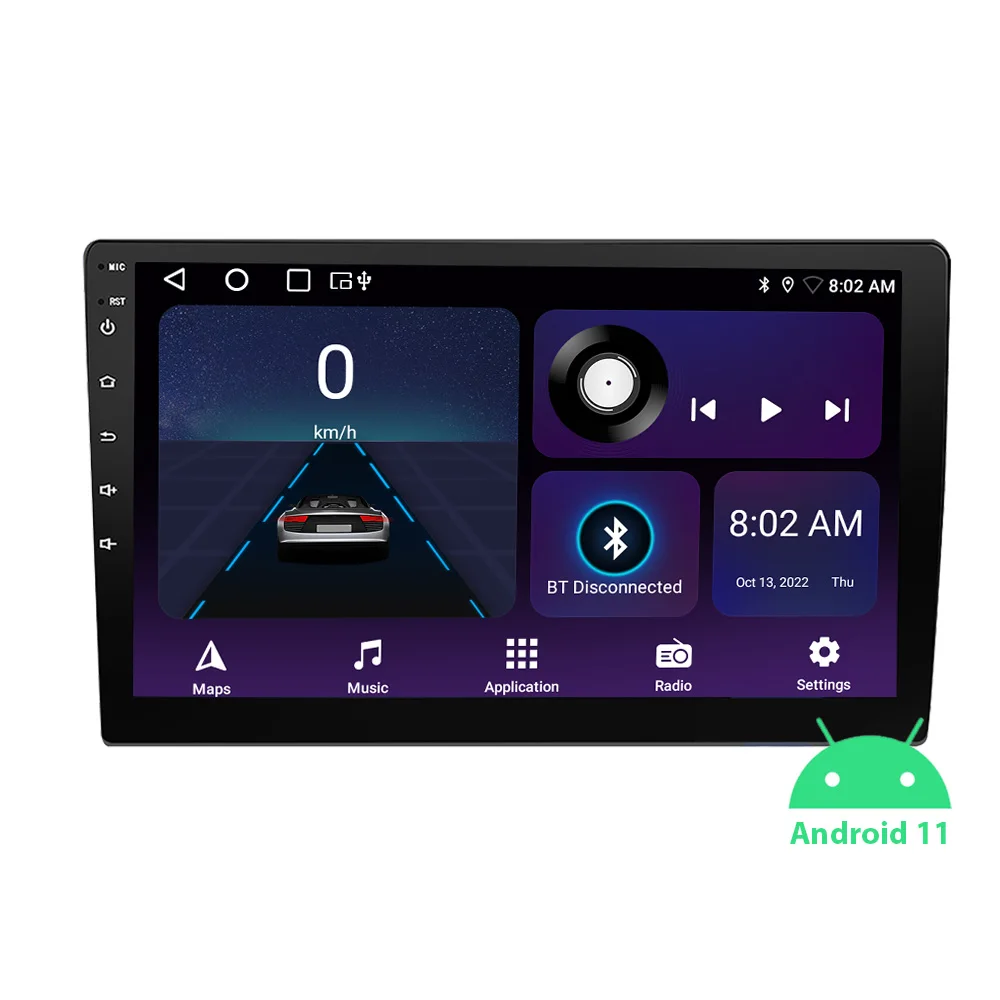 ESSGOO Android 14 Autoradio Drahtloses Carplay Auto 6 128G Auto-Multimedia-Player GPS-Navigator Wi-Fi FM BT Autoradio