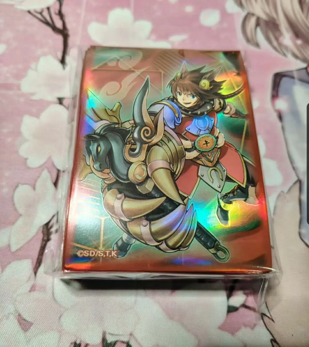 100-pz-yugioh-konami-duel-monsters-ycs-cina-zoodiac-thoroughblade-collezione-ufficiale-sigillato-protezione-carta-duellista-maniche