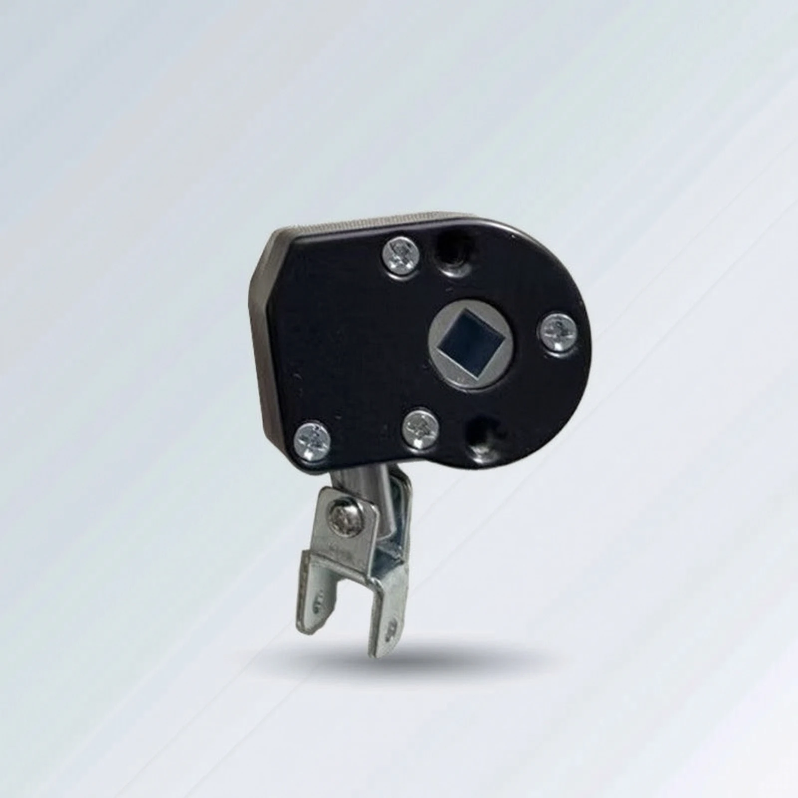 Awning Head with Bracket Compact Awning Gear Head Bottom Bracket Assembly Long-Lasting Mounting Hardware Powder-Coated