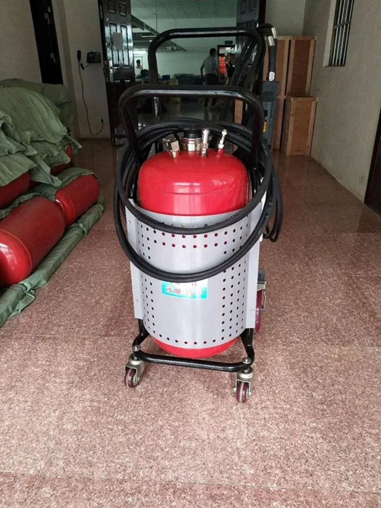 fire fighting air foam system trolley water mist fire extinguisher