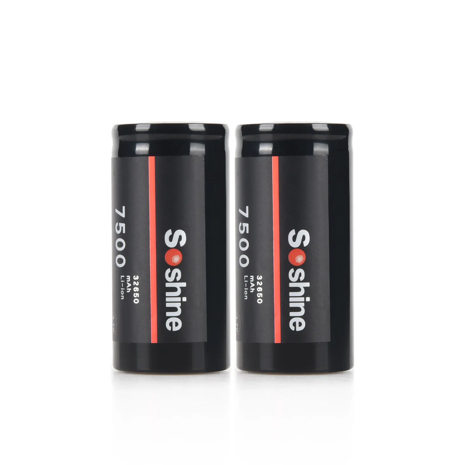 Soshine NCR 32650 7500mAh 3.7v Flat Top Li-ion Rechargeable Battery