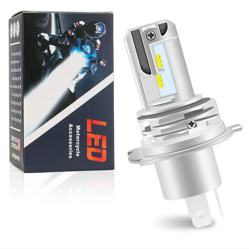 H4 LED-motorfiets koplampjes Hi Lo Beam Moto-lampen voor Yamaha Kawasaki Suzuki H4 LED-lamp met Canbus motorfiets koplamp