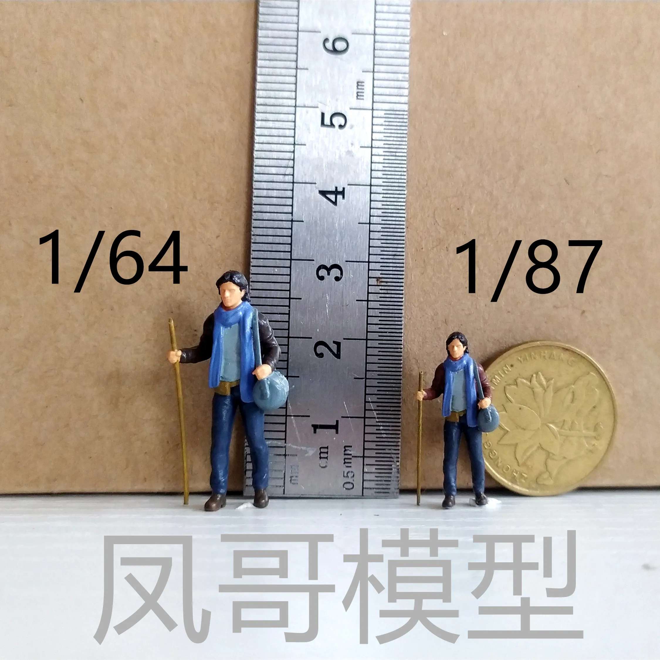 1/87 scale Travel Little People new toy, garden, flower, bonsai, rockery miniature landscape decoration ornaments