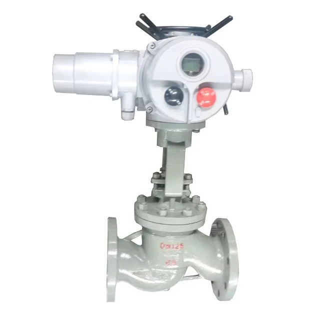Venta al por mayor DN300 150LB 300LB válvula de globo hierro dúctil WCB cuerpo CF8 brida 380V 4-20mA Modbus actuador eléctrico OEM ODM