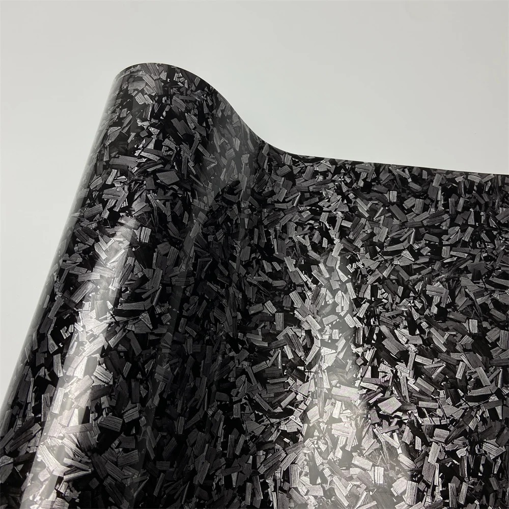 

Self-adhesive High Glossy Silver Forged Carbon Fiber Wrapping Vinyl Film Motorcycle Stickers Decals Auto Accessories Wrap Foil