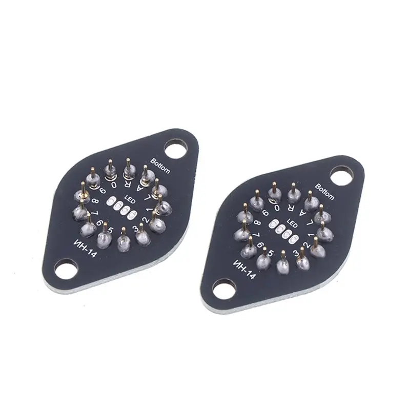 AT82-IN-14 Nixie Tube Socket PCB Mount Holder Plug For IN14 Glow Clock & Retro Electronics