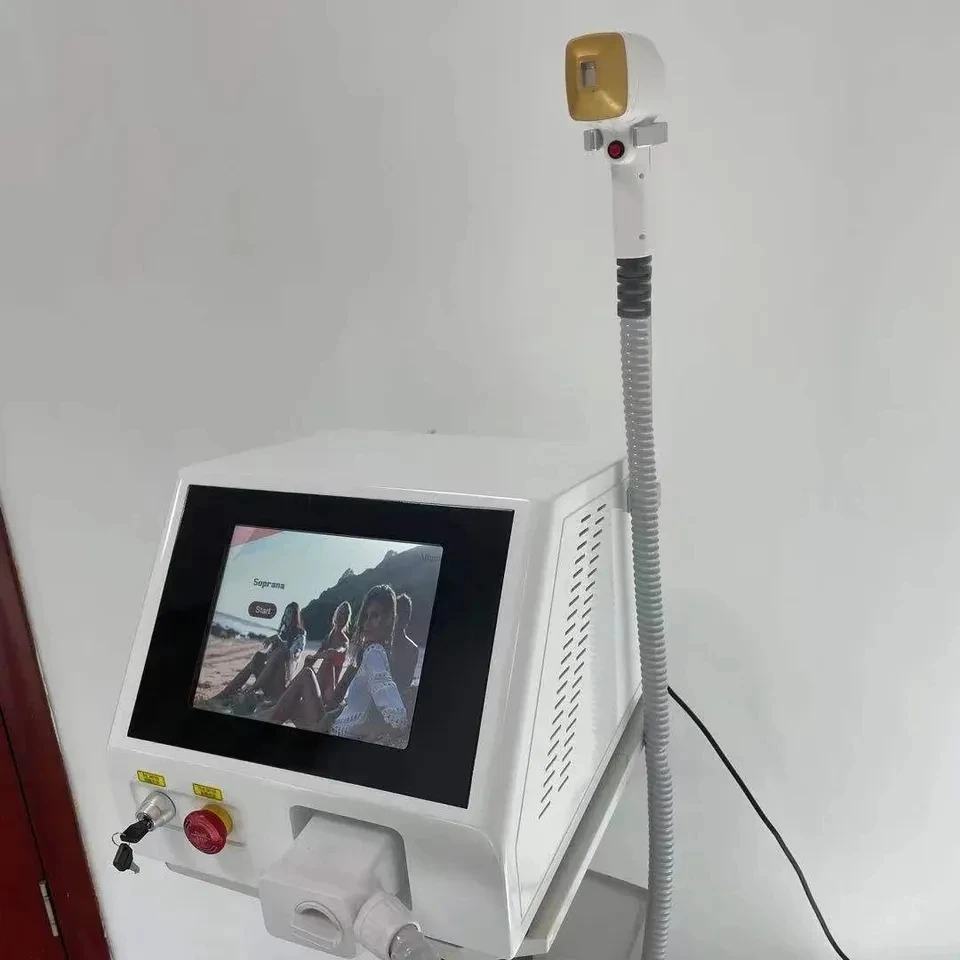 808nm 755 1064 Diode Laser Hair Removal Commercial Appliances 3000W 3 Wavelength Painless Beautiful Whole Body Hair Removal