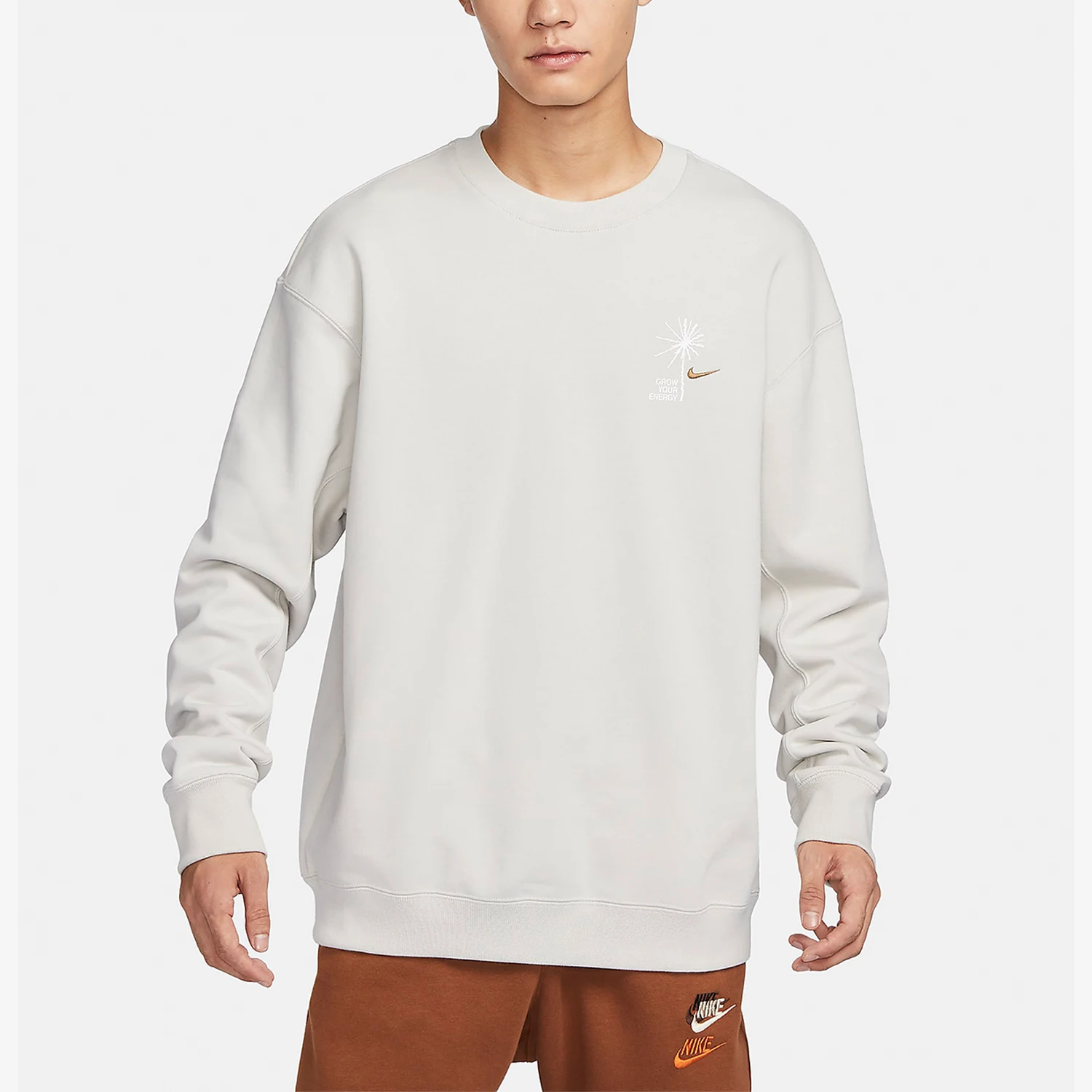 

Nike genuine New Men's Classic Fashion Warm Windproof Round Neck Sport Sweatshirt FV8457