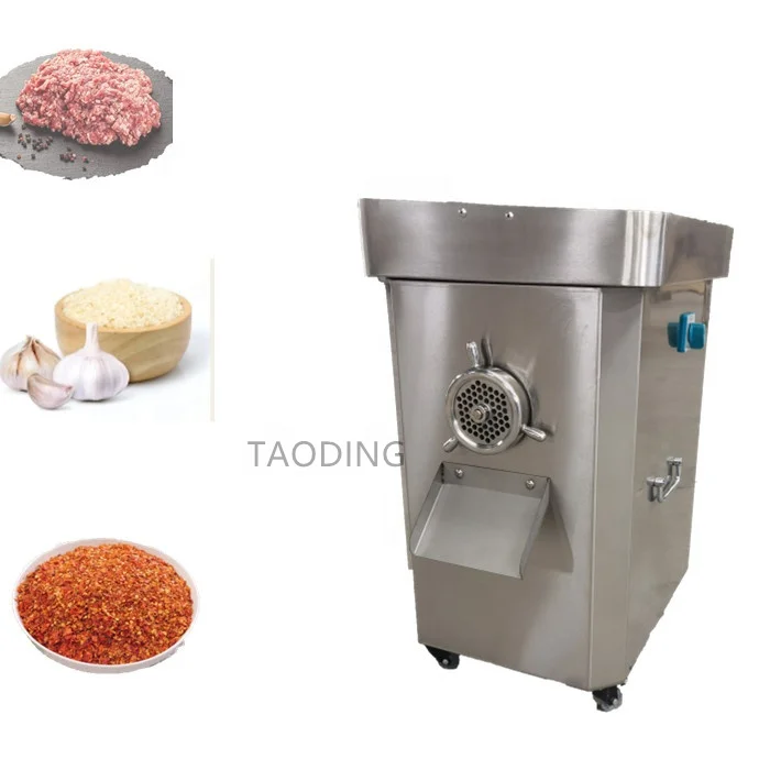 Commercial Grade Stainless Steel Electric Meat Grinder Heavy Duty Mincing Chopping Processing Machine for Restaurant Use