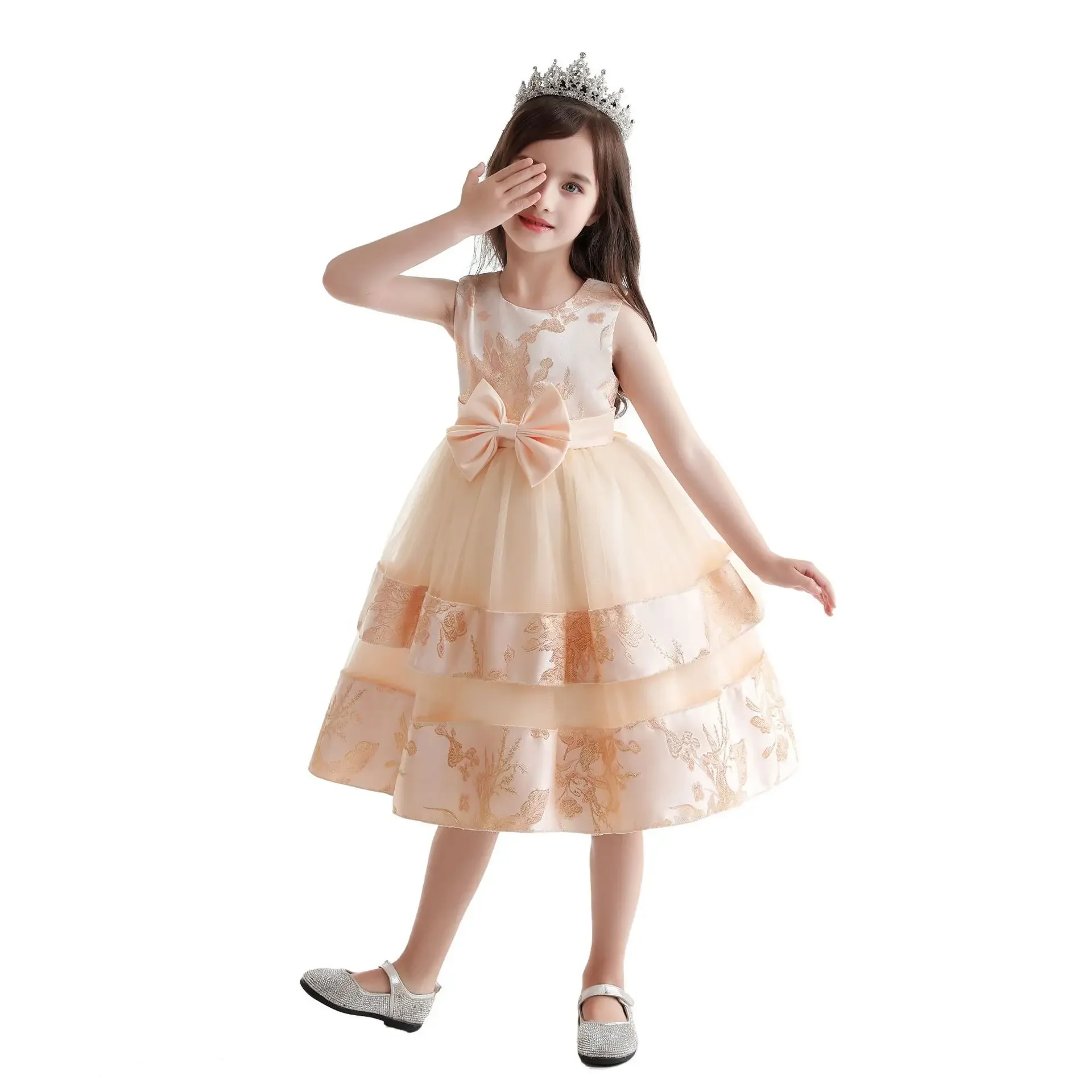 

Girls Flower Pricess Dress Kids Casual Dress Formal Special Occasion Party Wedding Pageant Dresses Outfit